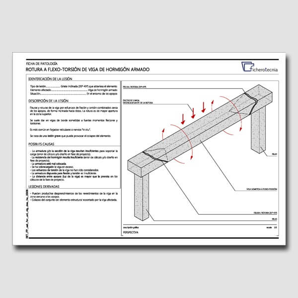 Detalles constructivos DWG para la rehabilitación de vigas de hormigón