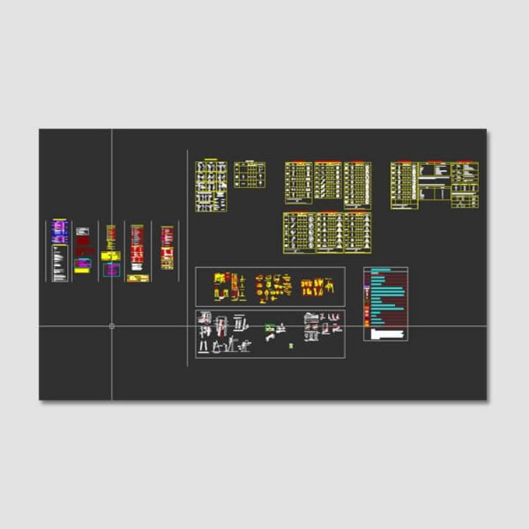 plano de proyecto de vivienda unifamiliar completo