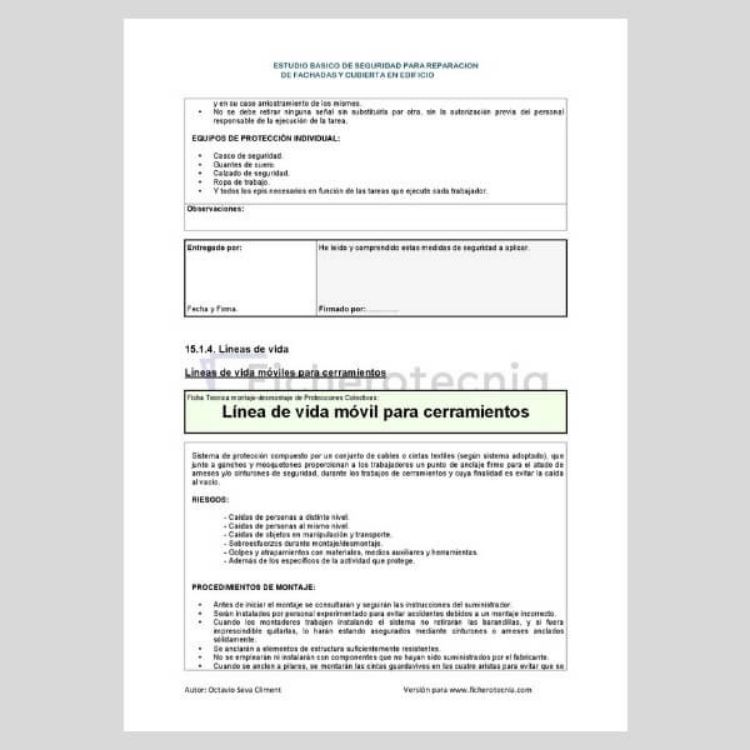 Estudio básico de seguridad y salud en pdf y doc