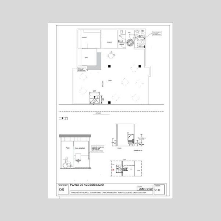 planos tecnicos en pdf para abrir cafeteria