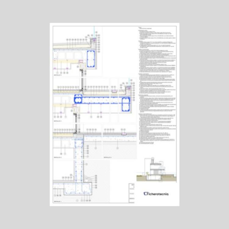 Contenido del proyecto de vivienda unifamiliar con aerotermia