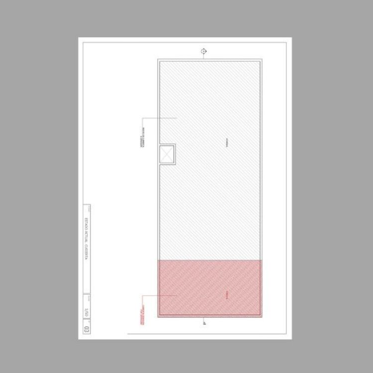 Imagen de Proyecto de sustitución de cubierta plana en vivienda unifamiliar