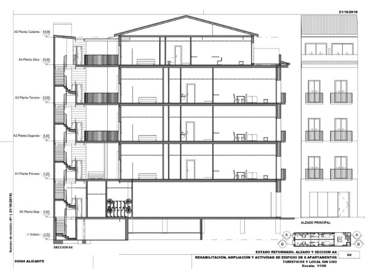 Imagen de Memoria con planos para reformar en apartamento turístico