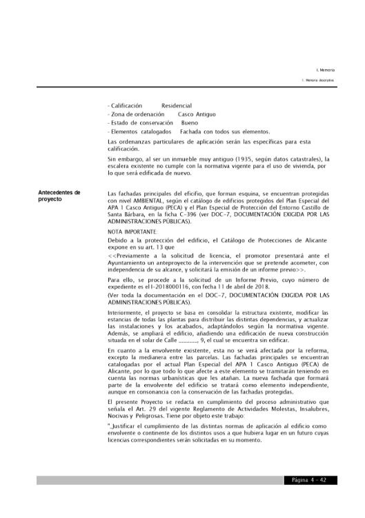 esta memoria para habilitar una vivienda reformada en apartamento turístico