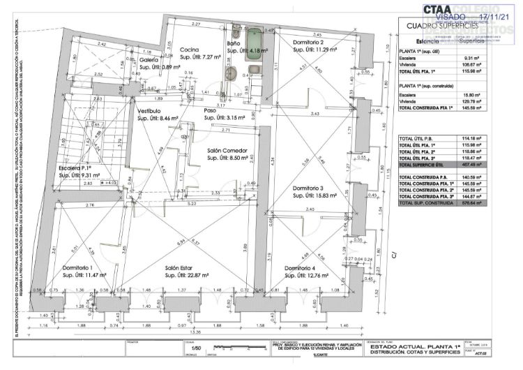 Imagen de Proyecto de apartamentos turístico y memoria en reforma de edificio