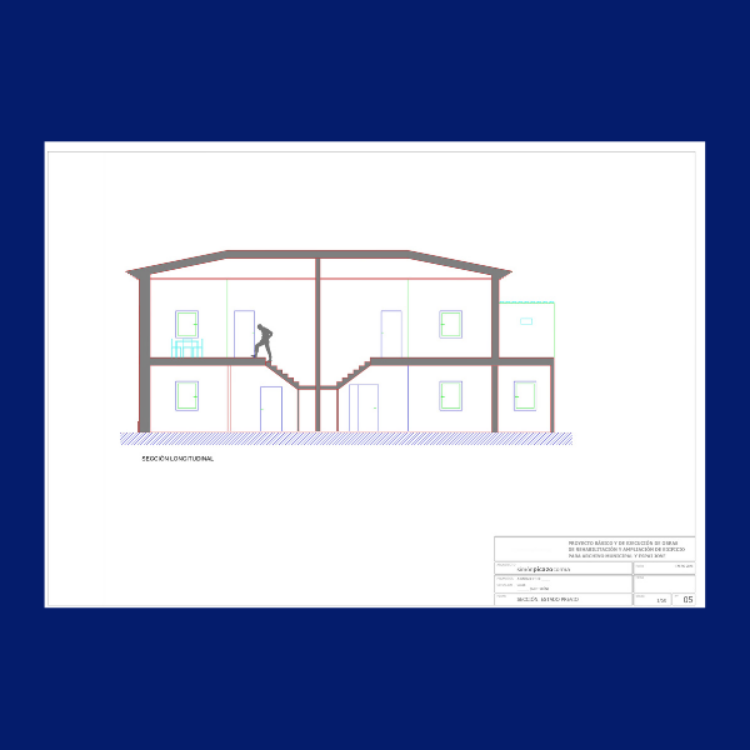 Imagen de Proyecto de rehabilitación y ampliación para edificio público