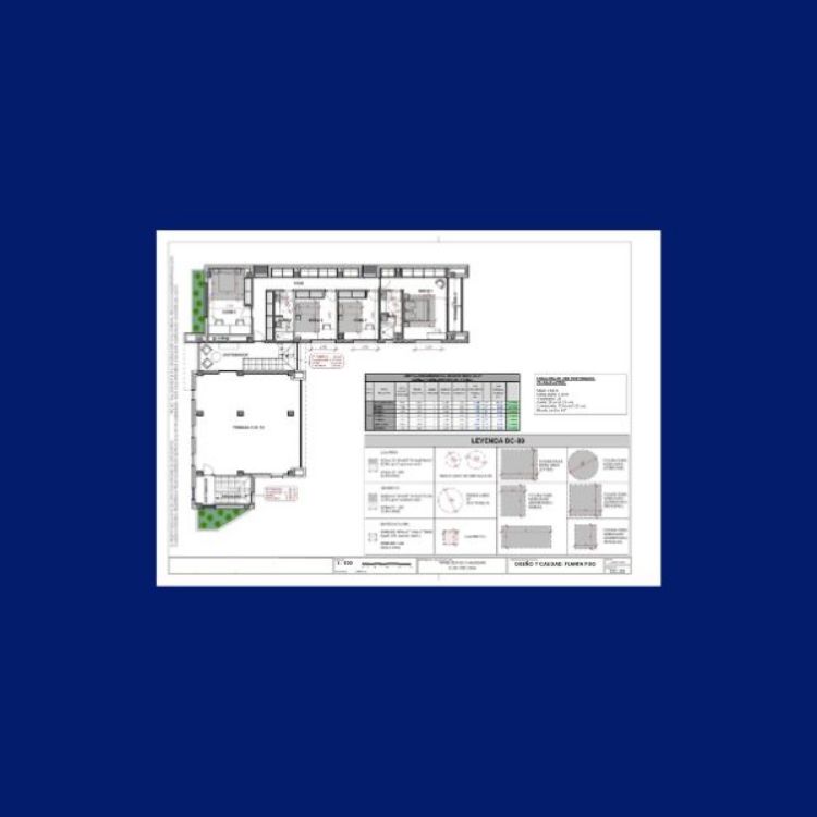 plano para proyecto de vivienda unifamiliar con piscina